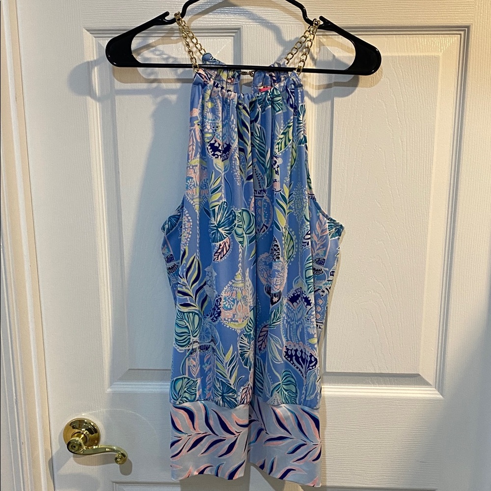 Lilly pulitzer xl bowen halter top